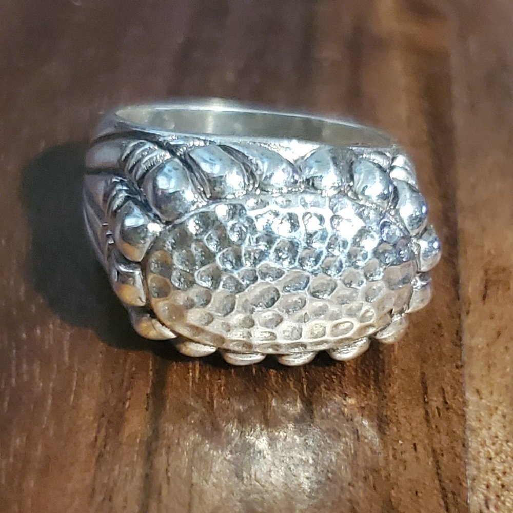 Beautiful Solid Sterling Silver Ring - image 7